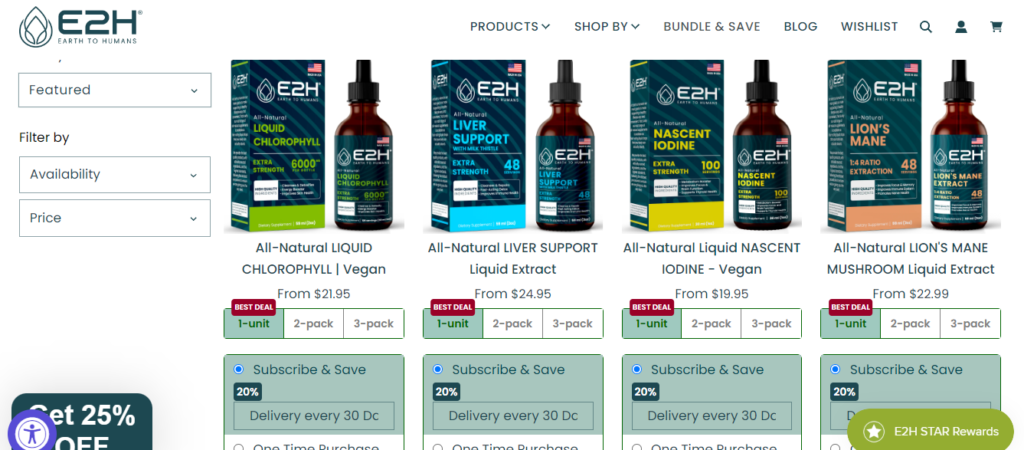 Earth to Human Lions mane mushroom store